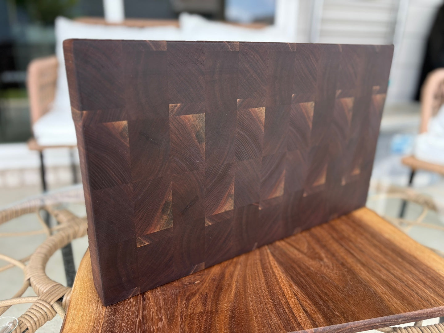 월넛 엔드그레인 "세컨드 그레이드"2 Walnut End Grain Cutting Board SECOND2