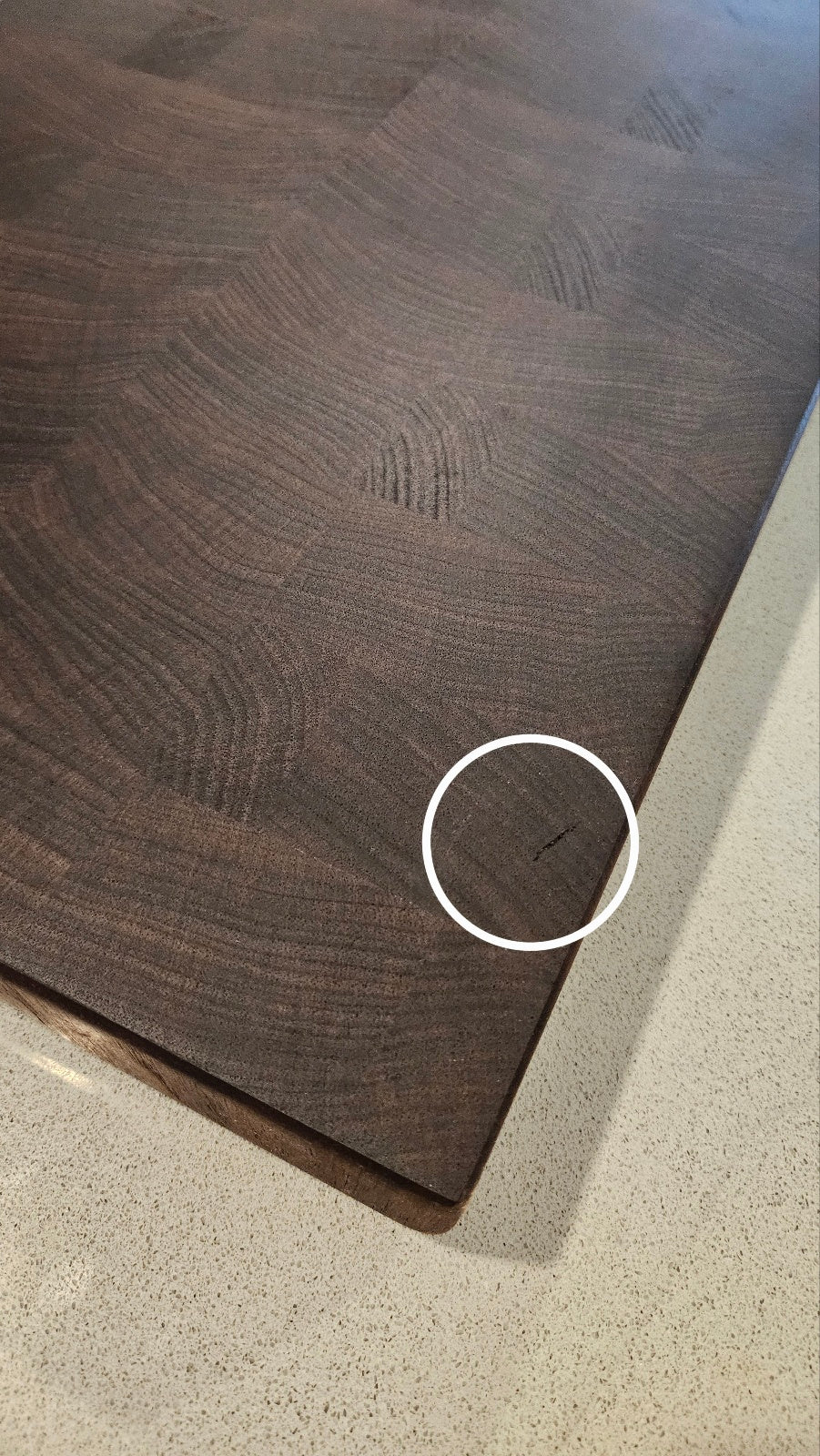 월넛 엔드그레인 "세컨드 그레이드"1 Walnut End Grain Cutting Board SECOND1