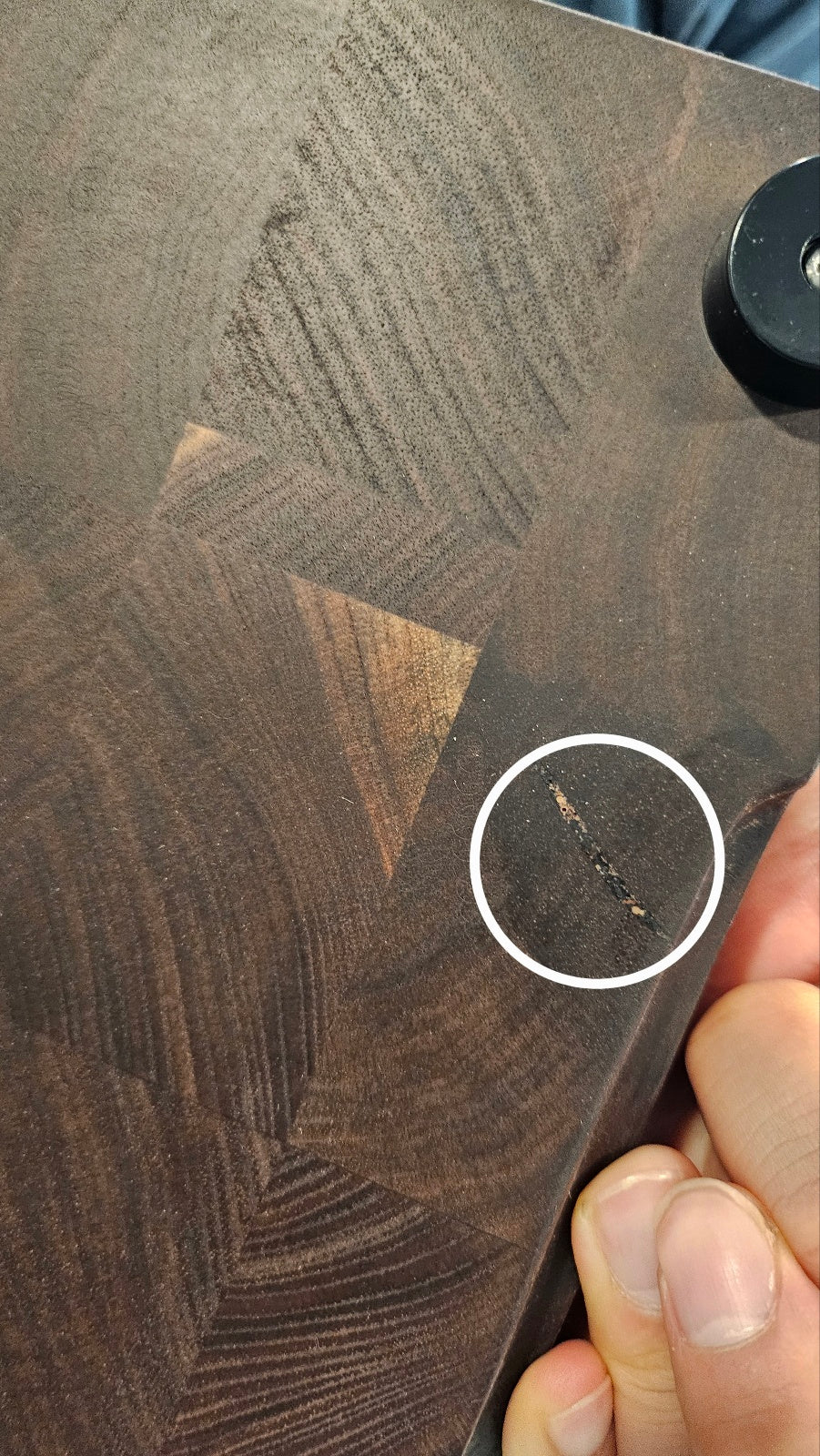 월넛 엔드그레인 "세컨드 그레이드"2 Walnut End Grain Cutting Board SECOND2