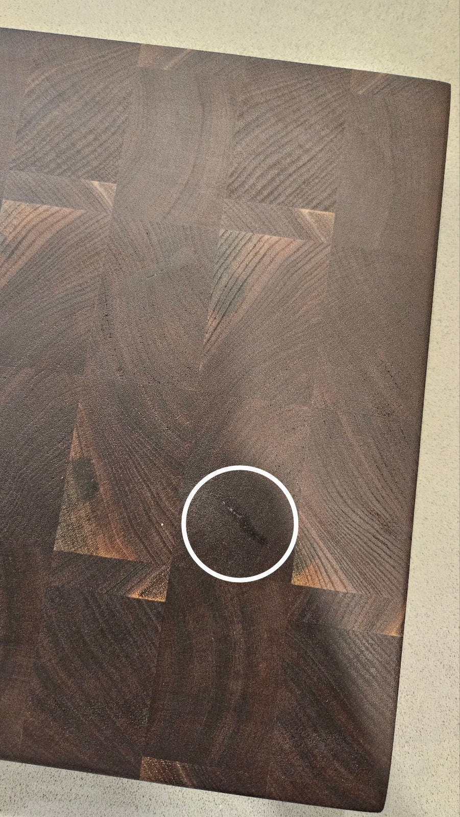 월넛 엔드그레인 "세컨드 그레이드"2 Walnut End Grain Cutting Board SECOND2