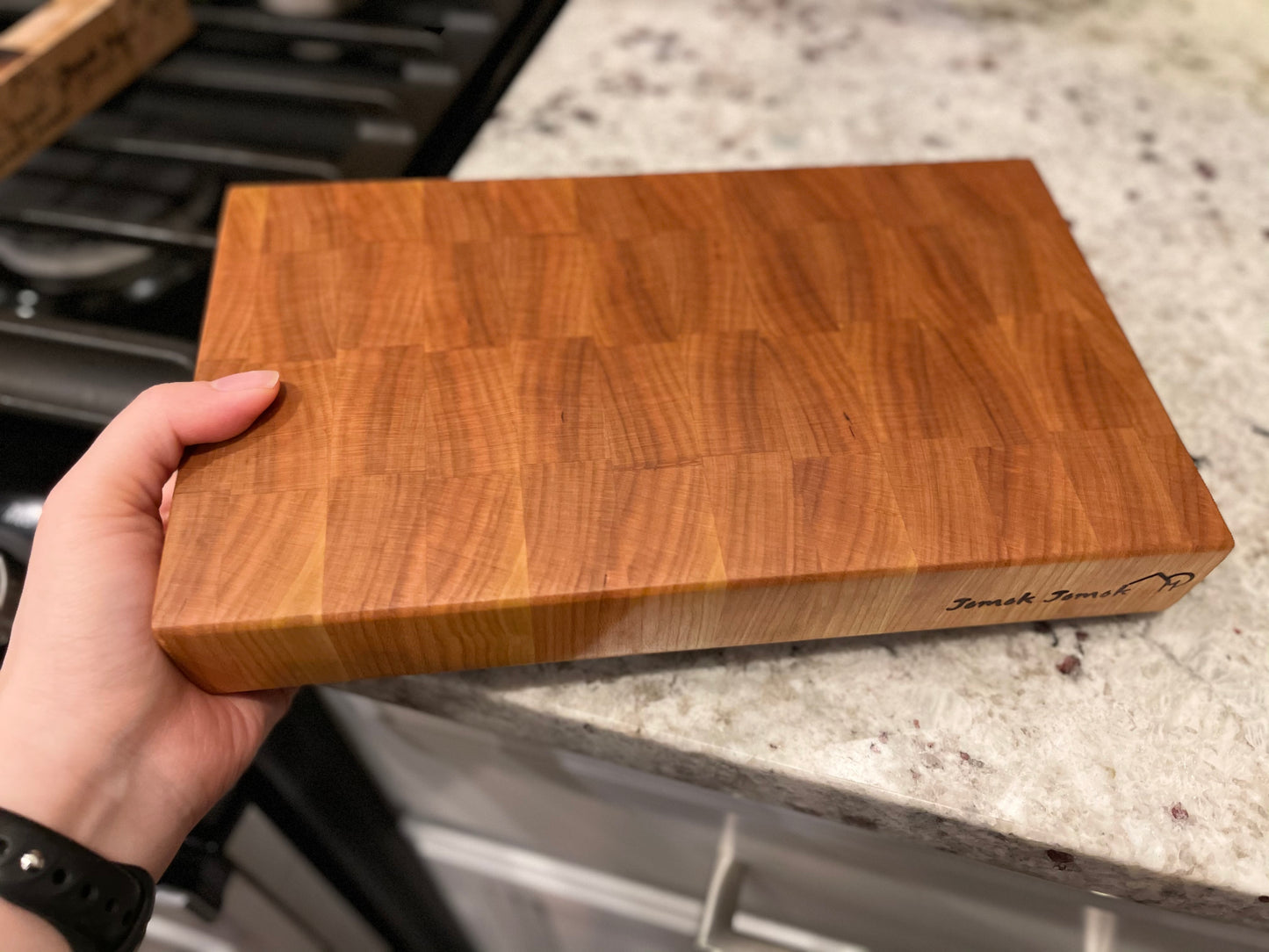 체리 엔드그레인 도마 Cherry End Grain Cutting Board