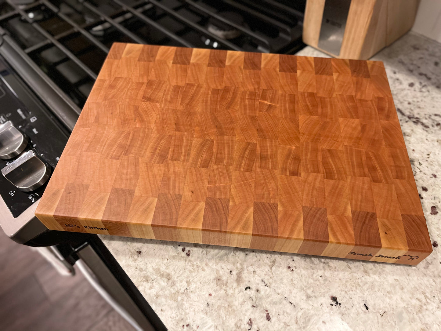 체리 엔드그레인 도마 Cherry End Grain Cutting Board