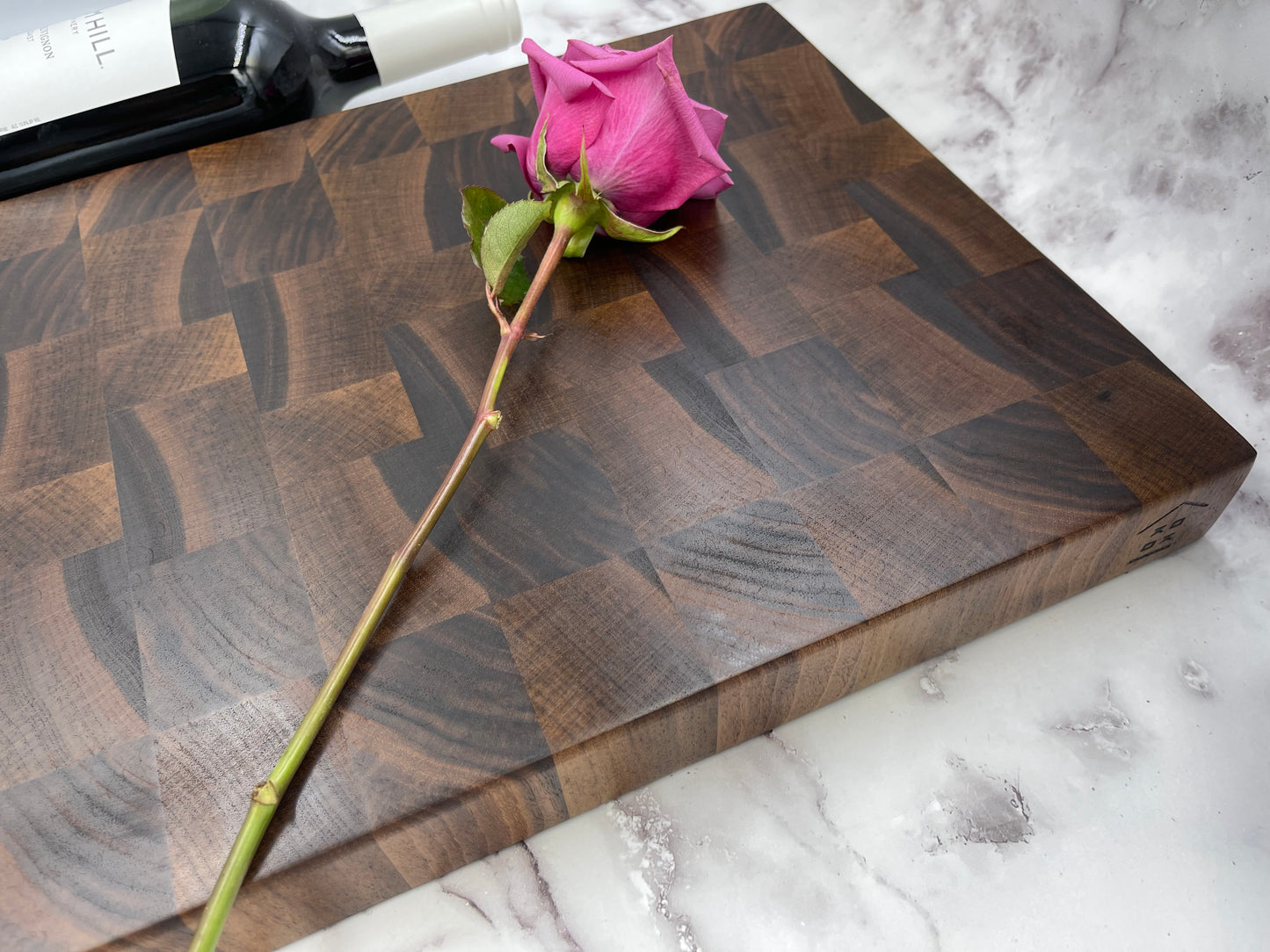 월넛 엔드그레인 도마 Walnut End Grain Cutting Board