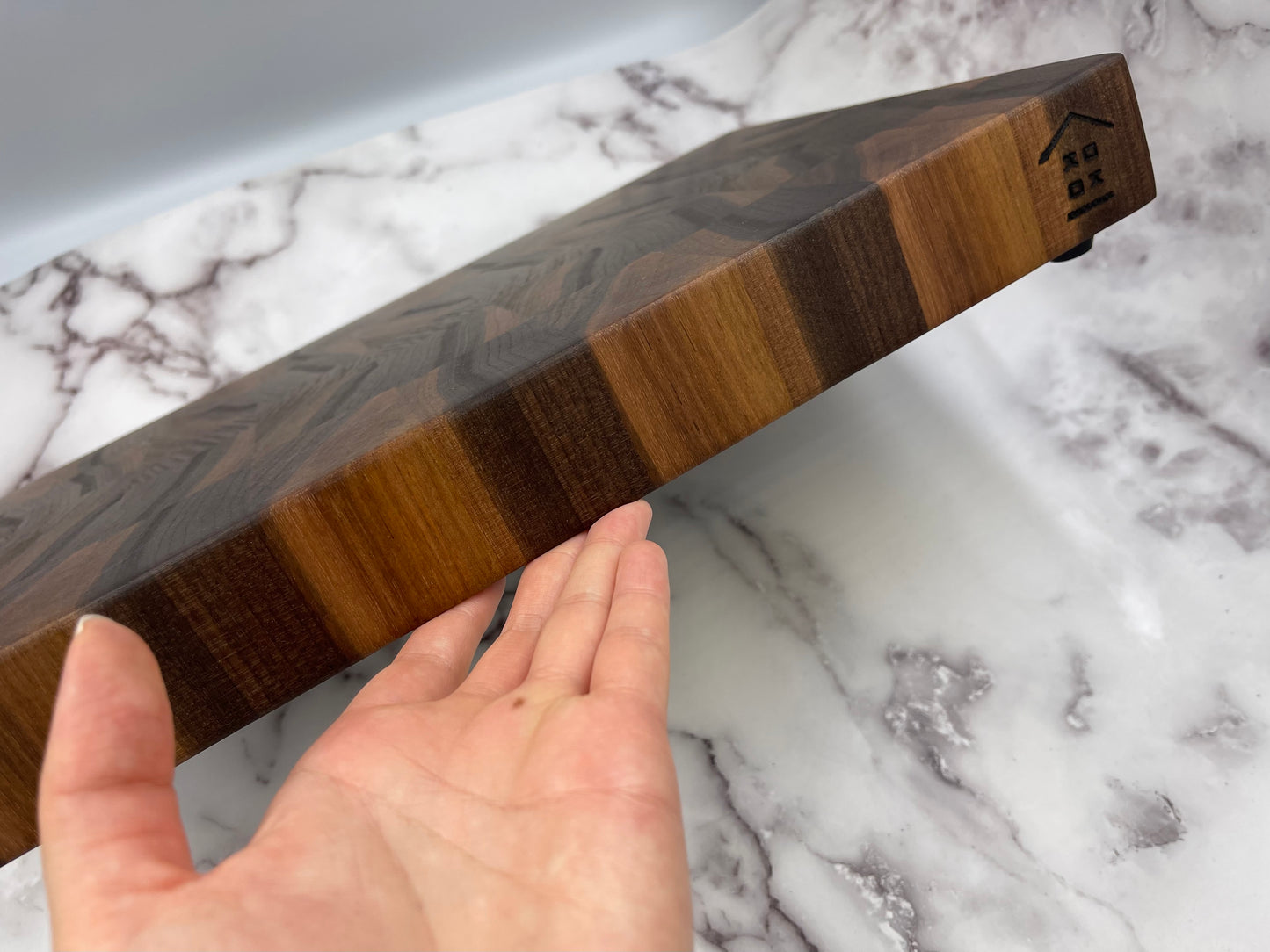 월넛 엔드그레인 도마 Walnut End Grain Cutting Board