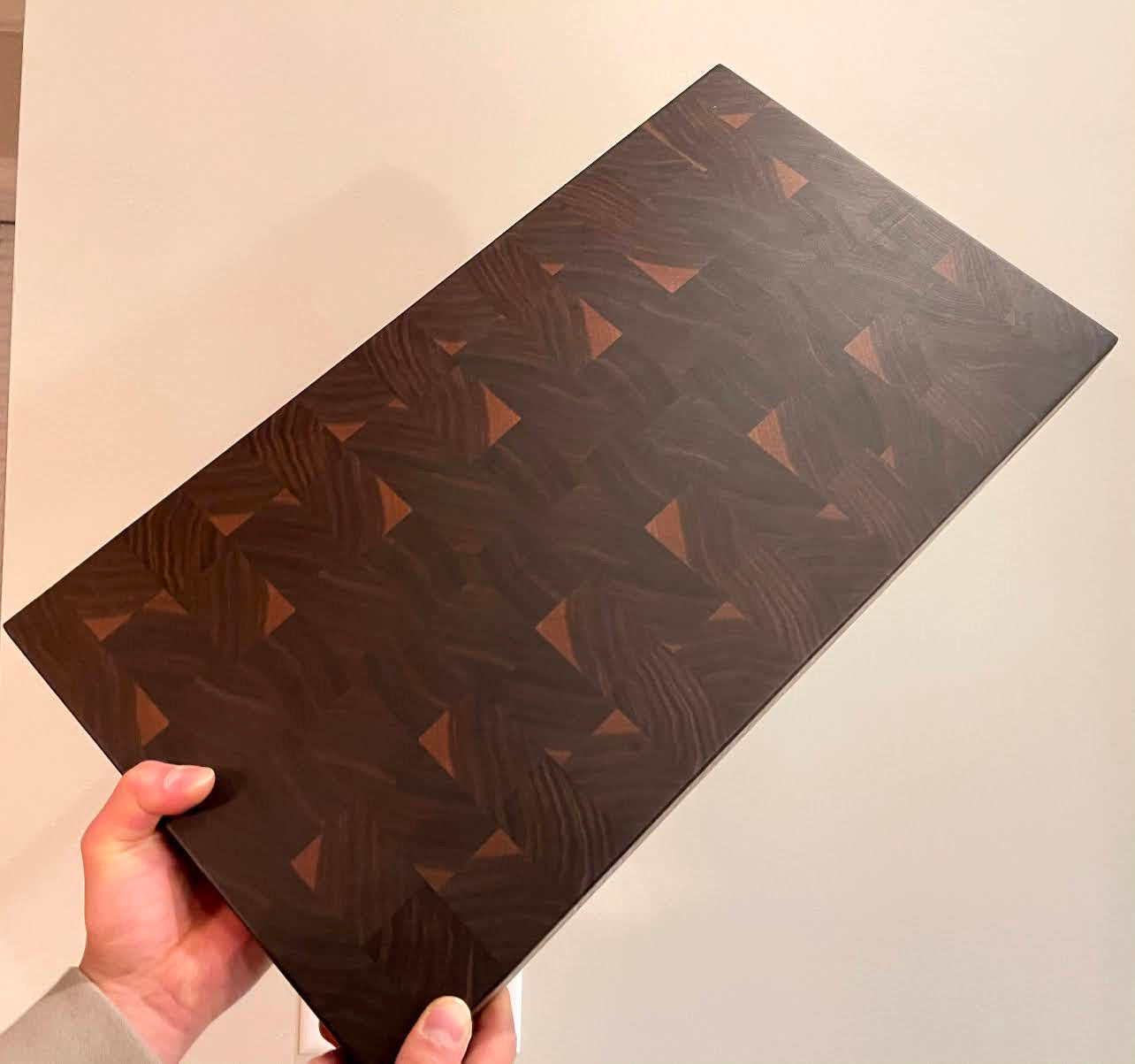 월넛 엔드그레인 도마 Walnut End Grain Cutting Board