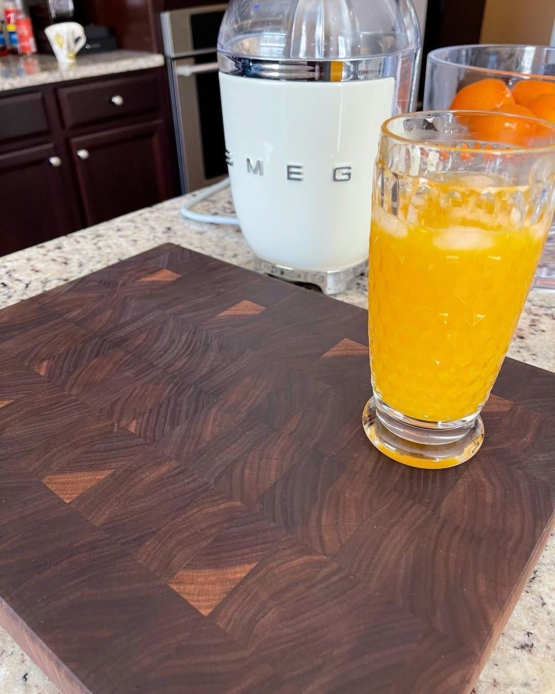 월넛 엔드그레인 도마 Walnut End Grain Cutting Board