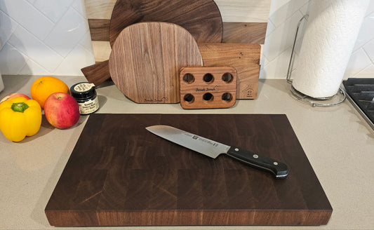 A1. 월넛 엔드그레인 18x10.5 Walnut End Grain Cutting Board 18x10.5