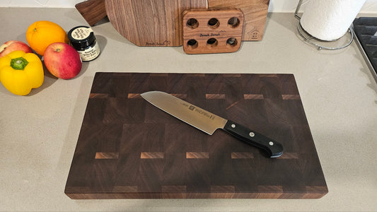 A4. 월넛 엔드그레인 17.5x10.5 Walnut End Grain Cutting Board 17.5x10.5