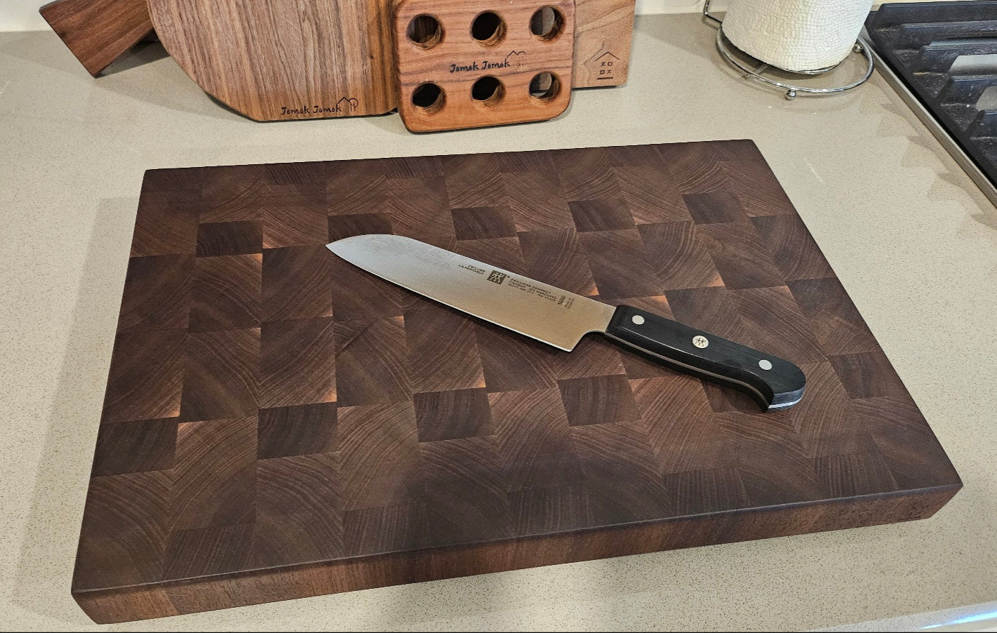 A5. 월넛 엔드그레인 18x12 Walnut End Grain Cutting Board 18x12