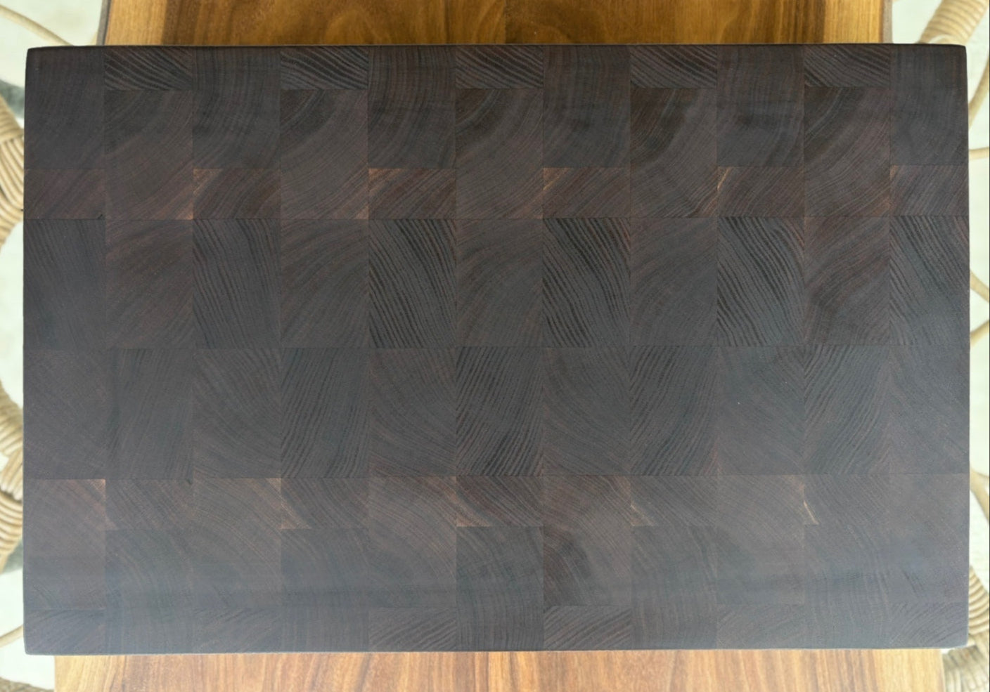 A6. 월넛 엔드그레인 18x11.5 Walnut End Grain Cutting Board 18x11.5