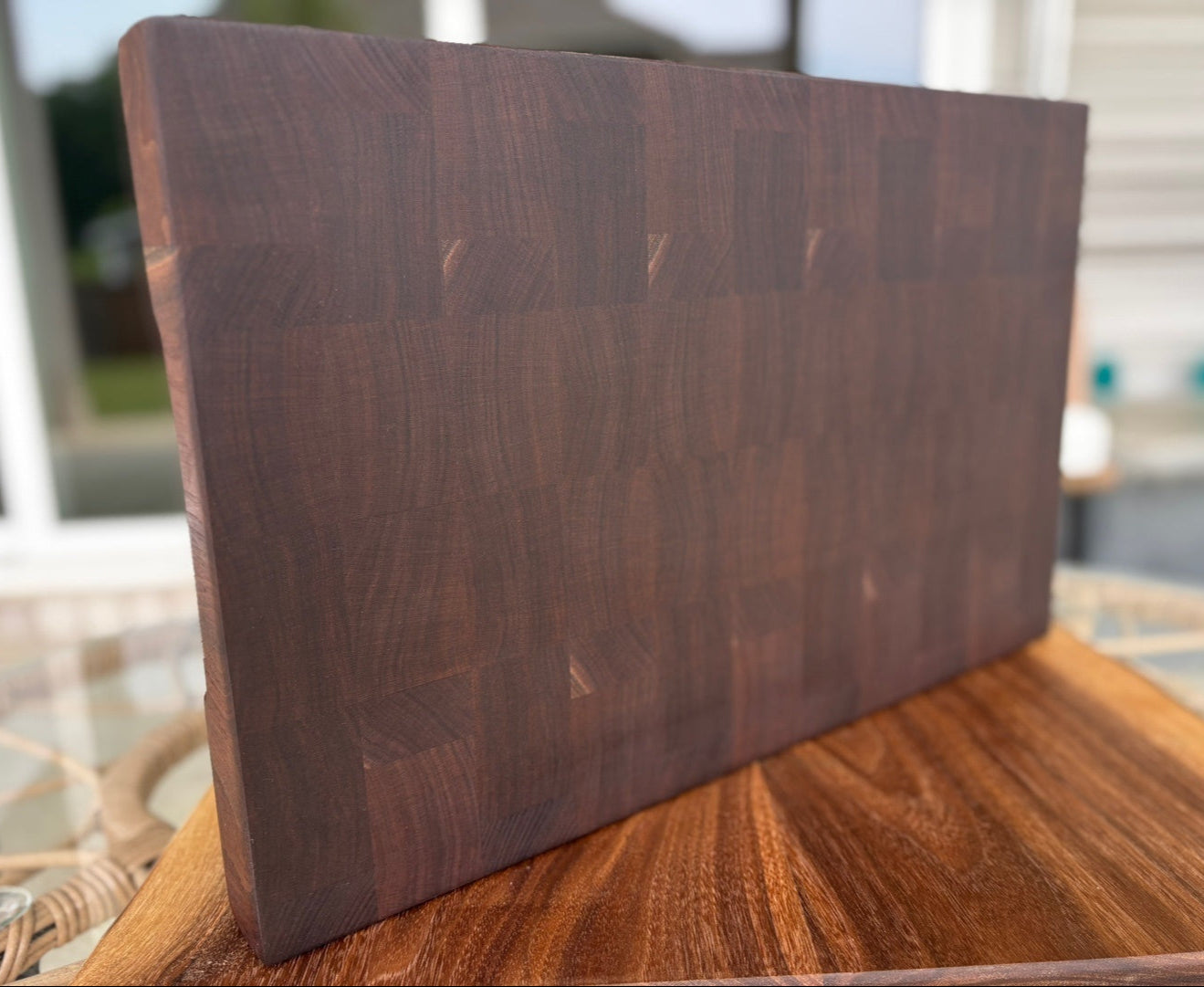 A7. 월넛 엔드그레인 18x11.5 Walnut End Grain Cutting Board 18x11.5
