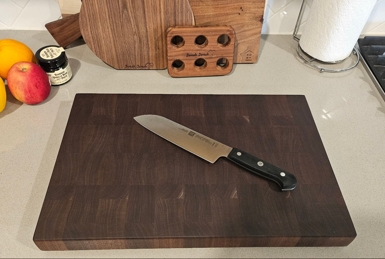 A7. 월넛 엔드그레인 18x11.5 Walnut End Grain Cutting Board 18x11.5