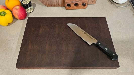 월넛 엔드그레인 "세컨드 그레이드"1 Walnut End Grain Cutting Board SECOND1