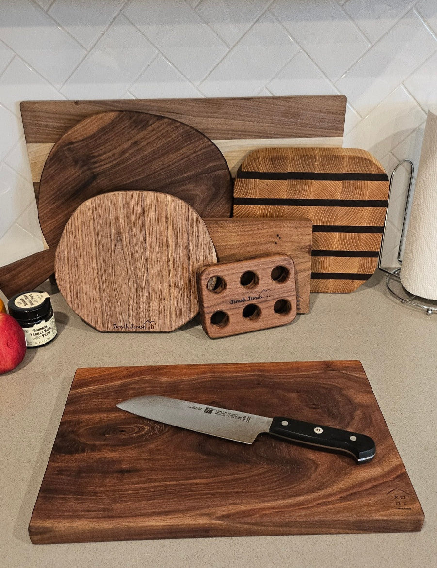 월넛 평도마 "세컨드 그레이드" Walnut Cutting Board Regular Size SECOND