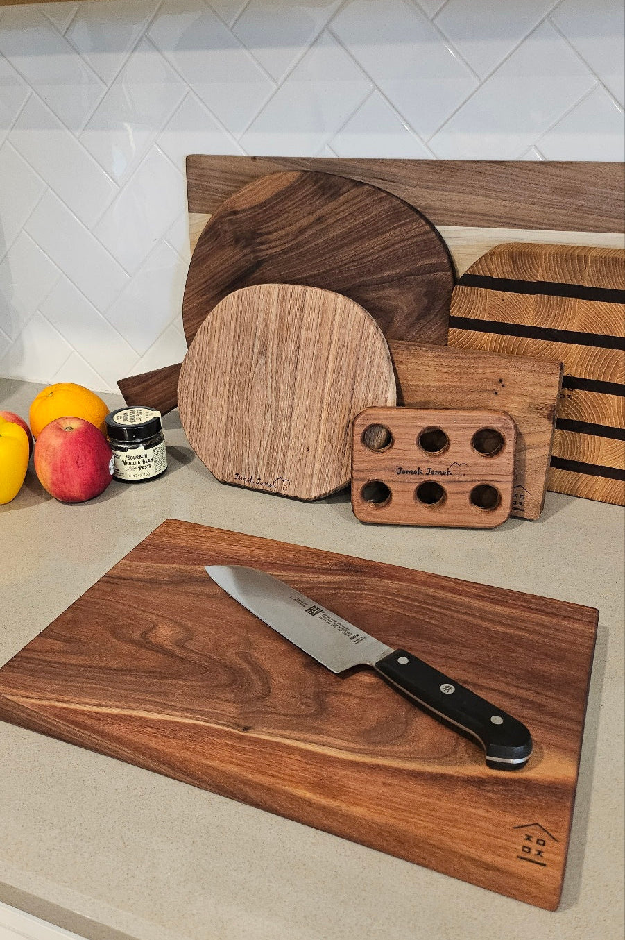 월넛 평도마 레귤러 사이즈 Walnut Cutting Board Regular Size