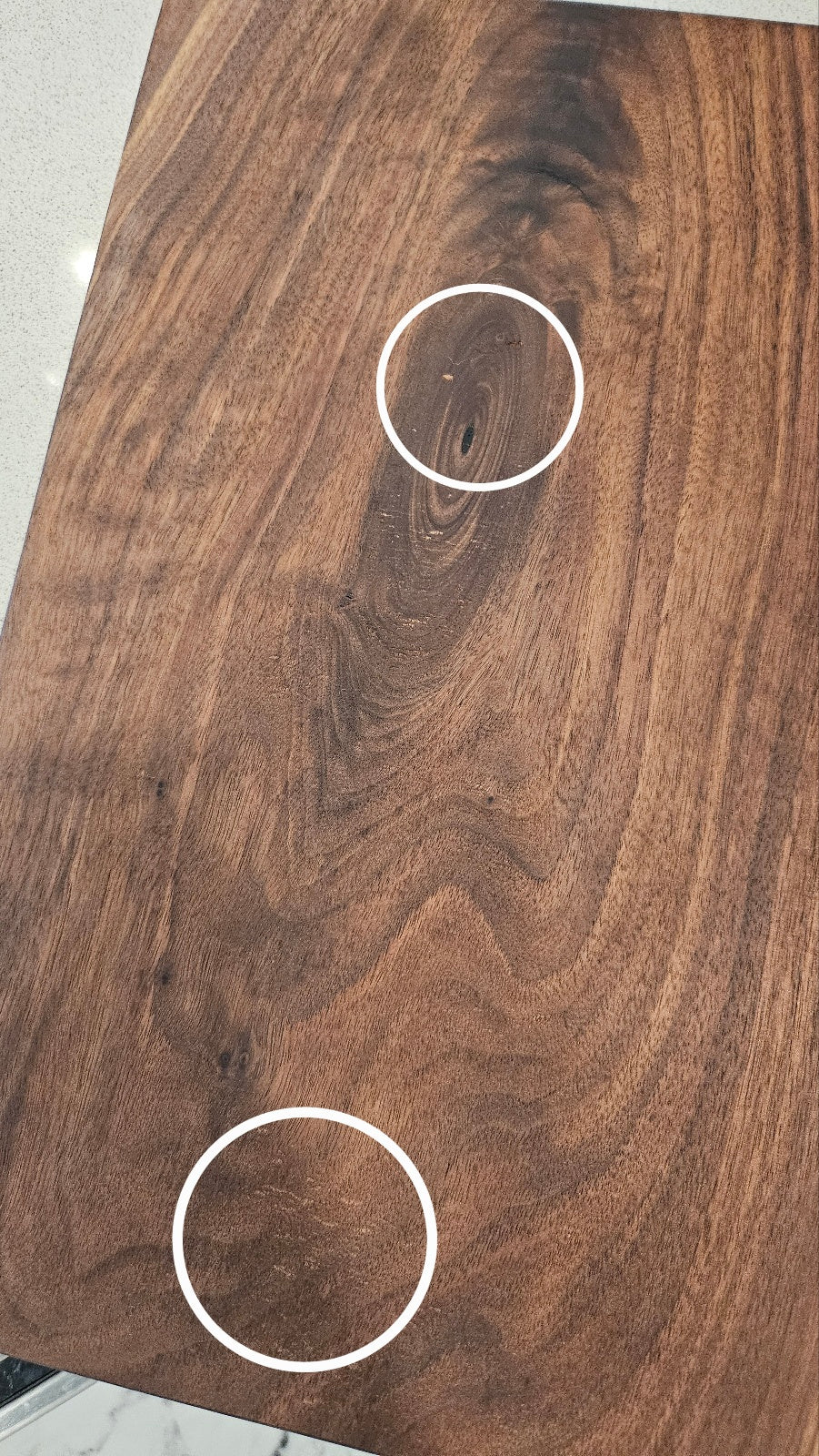 월넛 평도마 "세컨드 그레이드" Walnut Cutting Board Regular Size SECOND