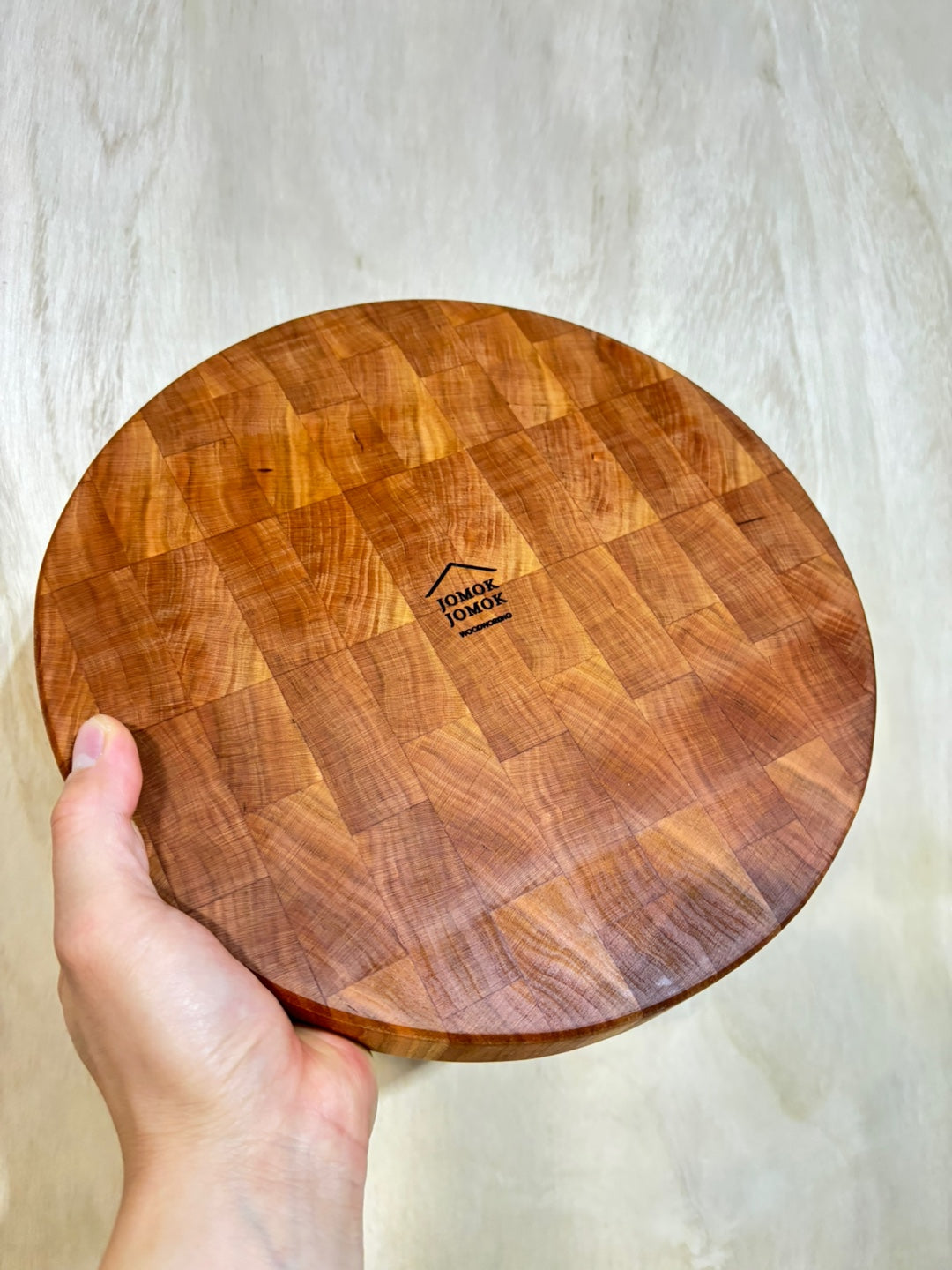 체리 원형 엔드그레인 Cherry Round End Grain